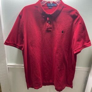 Ralph Lauren Men's Classic Red Polo Shirt